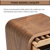 110-Count Cigar Humidor Cabinet with Spanish Cedar Lining, Digital Hygrometer, Large Drawers, Glossy Ebony Finish - Perfect Desktop Gift for Men (Gray, Sunroof Design) view 4