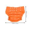 COLLBATH Reusable Anti-Leak Adult Diaper Pants 2pcs, Washable Leakproof Urinal Underwear with Adjustable Double Buttons, Incontinence Protection for Elderly and Hospital Use view 2