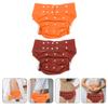 COLLBATH Reusable Anti-Leak Adult Diaper Pants 2pcs, Washable Leakproof Urinal Underwear with Adjustable Double Buttons, Incontinence Protection for Elderly and Hospital Use view 4