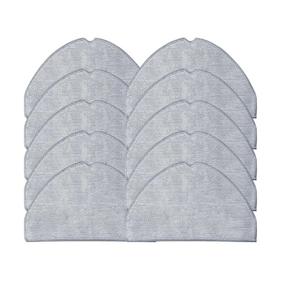 10 Pieces Mop Cloth, Compatible For Roborock Q7 M5+/ Q7 M5 / Q7 L5 / Q7 L5+, Robot Vacuum Cleaner Accessories