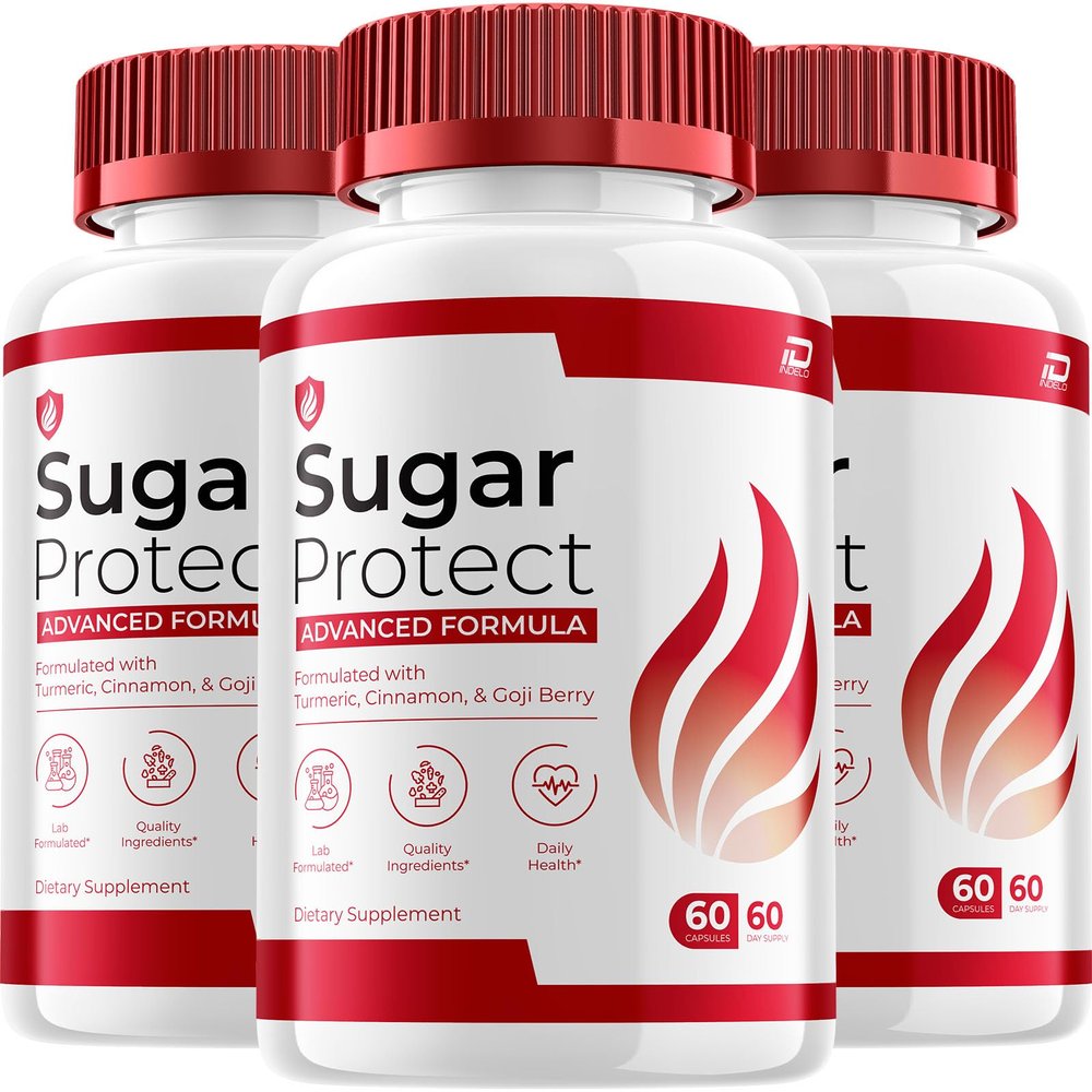 Sugar Protect Capsules SugarProtect Natural Blend Daily Health Vitamins Supplement (3 Pack - 180 Capsules)