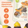 Cansy's Garden Chocolate Covered Papaya | Tropical Dried Papaya Coated in Smooth Dark Chocolate Vegan, Healthy On the Go Snack, Individually Packed, Naturally Sweet Treat in Giftable Box 1.4 oz view 3