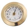Anneome Mechanical Round Analog Cigar Hygrometer Gauge for Mini Humidor Box, High Precision Metal Humidity Instrument Accessory for Cigar Storage and Wine Cabinet view 1
