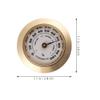 Anneome Mechanical Round Analog Cigar Hygrometer Gauge for Mini Humidor Box, High Precision Metal Humidity Instrument Accessory for Cigar Storage and Wine Cabinet view 2