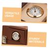 Anneome Mechanical Round Analog Cigar Hygrometer Gauge for Mini Humidor Box, High Precision Metal Humidity Instrument Accessory for Cigar Storage and Wine Cabinet view 3