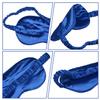 1 Pack Silk Sleep Mask, Soft Eye Mask with Elastic Strap, Lightweight Blindfold for Travel, Naps, Women & Men (White) view 3