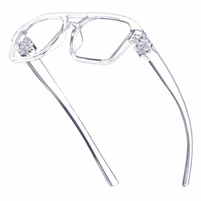 Eyekepper Blue Light Reading Glasses Men Women 2.25, Pilot Clear Frame