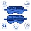 1 Pack Silk Sleep Mask, Soft Eye Mask with Elastic Strap, Lightweight Blindfold for Travel, Naps, Women & Men (Rose Red) view 4