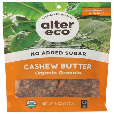 Alter Eco, Organic Cashew Butter Granola, 8 Ounce