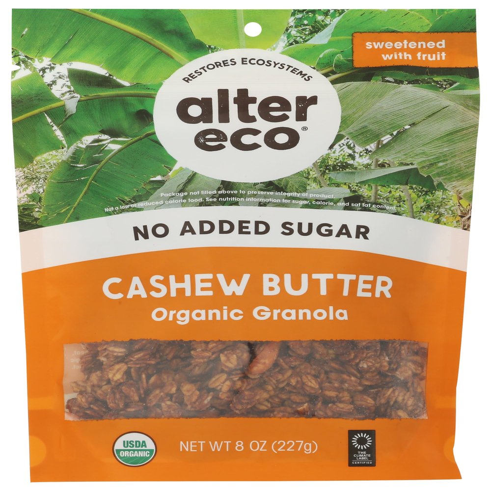 Alter Eco, Organic Cashew Butter Granola, 8 Ounce