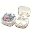 ARTopet Diamond Art Painting Contact Lens Case with Mirror DIY Art Craft Contact Lenses Applicator Removal Tool Kit with Tweezer Solution Bottle for Daily Travel Outdoor-Butterfly02 view 1