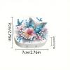 ARTopet Diamond Art Painting Contact Lens Case with Mirror DIY Art Craft Contact Lenses Applicator Removal Tool Kit with Tweezer Solution Bottle for Daily Travel Outdoor-Butterfly02 view 3