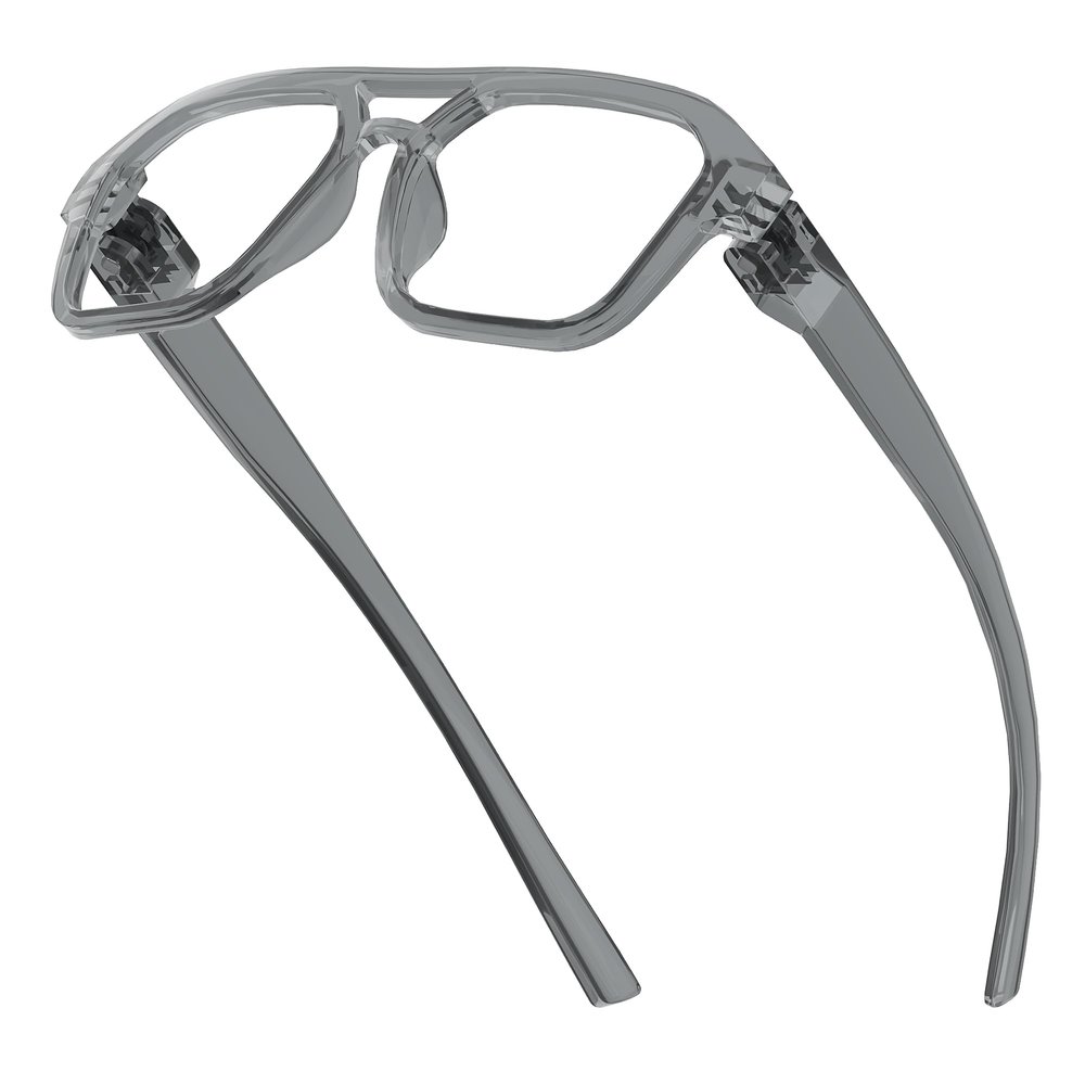 Eyekepper Blue Light Reading Glasses Men Women 2.0, Pilot Design Grey
