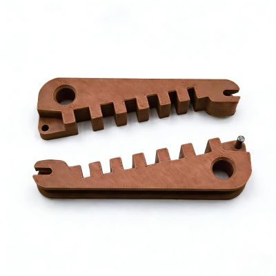 2pcs Eyeglass Curvature Adjuster Glasses Frame Bender and Temple Arms Nose Pads - Adjuster Professional Optician Toolfor DIY Glasses Repair at Home Easy Multi Purpose Eyewear Tool (Brown)