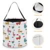 100% BLUE COLLAR Sweet Bags Christmas Mama Llama Multipurpose Reusable Goody Buckets Halloween Trick Or Treat Bucket Halloween Candy Bucket view 4