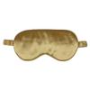 1 Pack Silk Sleep Mask, Soft Eye Mask with Elastic Strap, Lightweight Blindfold for Travel, Naps, Women & Men (Gold) view 1