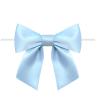 60 Pack Twist Tie Bows 3.3 Craft Bows Satin Ribbon Bow for Gift Wrapping, Treat Bags, Party Favors & Craft Decoration Light Blue view 1