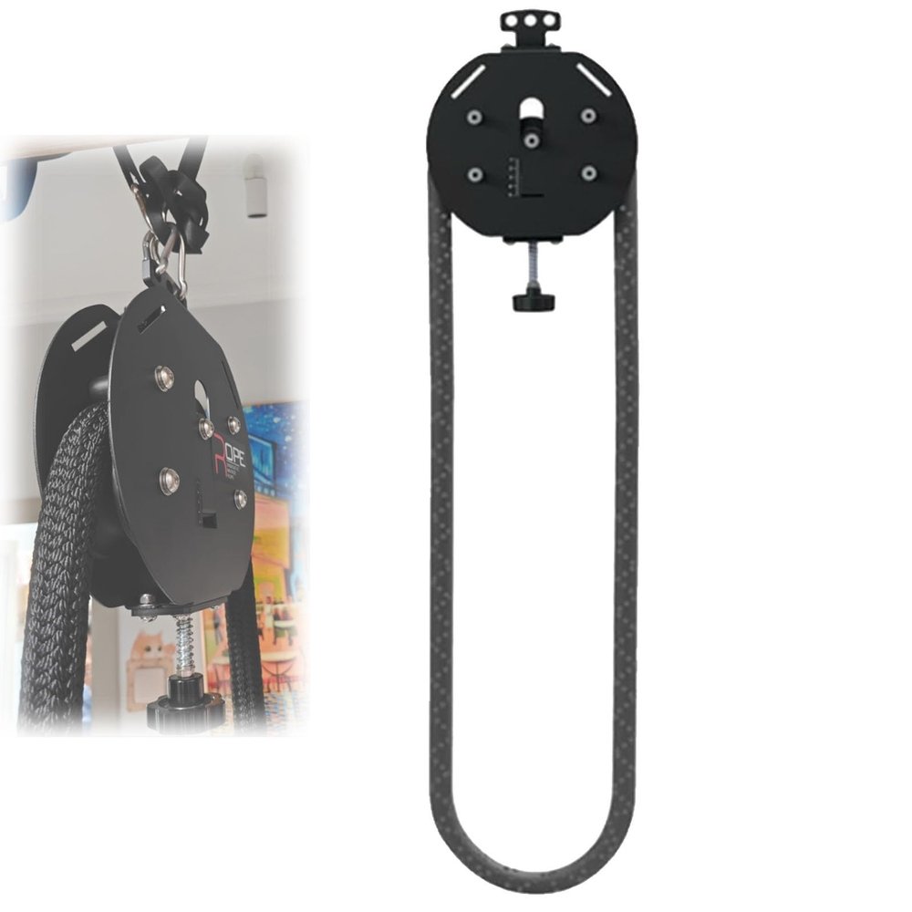 Adjustable Endless Rope Trainer - 3-Level Resistance, Portable Cable Pulley System for Full Upper Body Workout, Home Gym Equipment for Grip, Arms, Back & Coordination Exercises