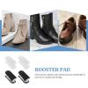 Abaodam Invisible Silicone Heel Lift Inserts 2 Pairs Adjustable Increasing Insoles for and Women, 3-Layer Black and Gray Shoe Inserts for Height and Foot Support view 4