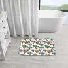 PPIKTC Diatomaceous Mud Bathroom Mat Great Ocean Wave Sea Turtles, Fast Drying Water Absorbent Shower Floor Mat, Non-Slip for Tub and Bathroom Decor view 4