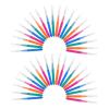 Abaodam 40Pcs Interdental Brush Tooth Flossing Brush Set Stainless Steel Wire, Multi-Color Teeth Cleaning Supplies for Oral Care and Braces Maintenance view 1