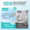 COSLUS C50 Sonic Retainer Cleaner Machine: Cordless Professional Dental Cleaning Pod for Retainer, Aligner, Night Guard Deep Cleaning - Rechargeable Mini Travel Design, Quiet for Home Use with Timer view 2