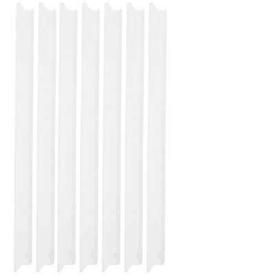 HOODANCOS 10Pcs Replacement Silicone Squeegee Blades Dual-Sided Window Cleaning Refills for Glass and Windshield Wiper Strip Household Cleaning Tools