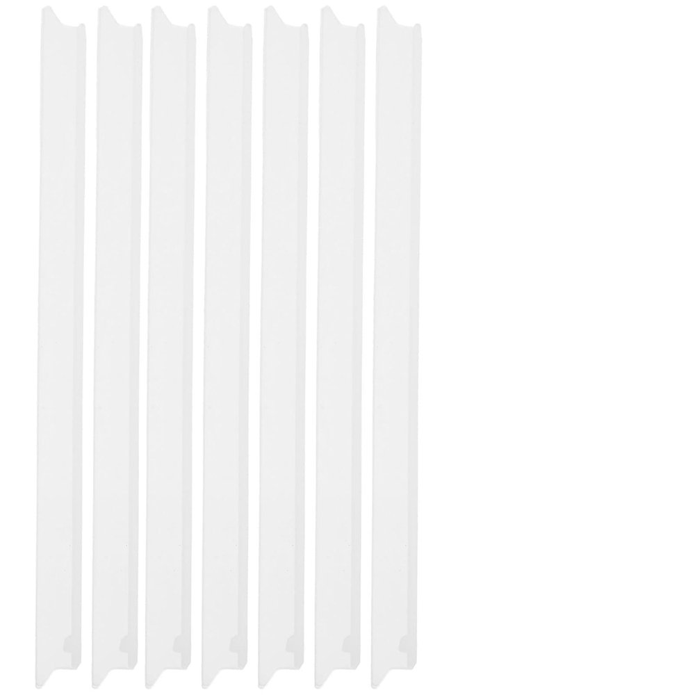 HOODANCOS 10Pcs Replacement Silicone Squeegee Blades Dual-Sided Window Cleaning Refills for Glass and Windshield Wiper Strip Household Cleaning Tools