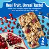 Cooper Street Granola Bakes Blueberry Pomegranate - 2oz Big Oatmeal Granola Bars - Good Source of Fiber & Whole Grains - Soft Baked Breakfast Oat & Seeds Bar - Nut Free & School Safe - 10 Pack view 2