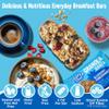 Cooper Street Granola Bakes Blueberry Pomegranate - 2oz Big Oatmeal Granola Bars - Good Source of Fiber & Whole Grains - Soft Baked Breakfast Oat & Seeds Bar - Nut Free & School Safe - 10 Pack view 3