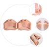 Veemoon Silicone Forefoot Pads 10 Pairs Wide Size Wear-Resistant Ball-of-Foot Cushions Portable Metatarsal Inserts for High Heels Skin Protection Washable Foot Cushions view 3