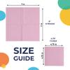 Party Solids Pink Bulk Napkins Disposable Everyday 1,200 Pcs 2 Ply Pink Cocktail Napkins Bulk For Parties & Party Supplies view 4
