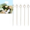 ZJchao 40PCS Gift Card Holders, Floral Picks, Floral Card Holder Picks Cone Shaped Gift Bouquet Holders for Photos Memo 150MM view 3