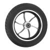 10in Wheelchair Wheel PU Aluminum Alloy, 50mm Wheelchair Wheel Replacement, Bearing Spacing 12mm Hole Dia for Wheelchair Walker Rollator Trolley view 2