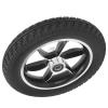 10in Wheelchair Wheel PU Aluminum Alloy, 50mm Wheelchair Wheel Replacement, Bearing Spacing 12mm Hole Dia for Wheelchair Walker Rollator Trolley view 3