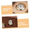 Abaodam Mechanical Analog Cigar Humidor Hygrometer Round Humidity Gauge Metal High Precision for Cigar Box and Humidor Cabinet view 3