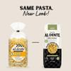 Al Dente Golden Egg Bonnetti All-Natural, Hand-Crafted Egg Pasta. Traditional Pasta Noodles Made with Cage-Free Eggs and Semolina. Great for Pastas, Soups, Stews. 12oz Bags (Pack of 6) view 2