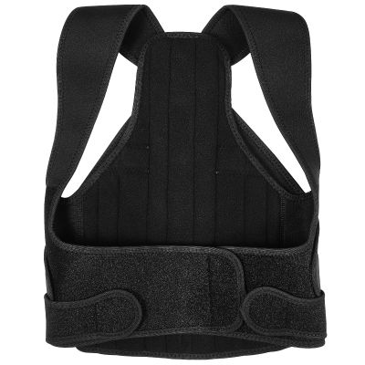 SOLUSTRE Posture Corrector Back Brace for Men and Women Adjustable Breathable Back Straightener Strap Size L Support Alignment in Sports and Daily Use