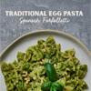 Al Dente Spinach Farfalletti All-Natural, Hand-Crafted Egg Pasta. Traditional Pasta Noodles Made with Cage-Free Eggs, Semolina, and Spinach. Great for Pastas, Soups, Stews. 12oz Bags (Pack of 6) view 2