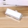 ROMISBABA Rectangular Stainless Steel Pill Box Keychain with 6 Compartments Portable Medication Organizer Travel Container for Pills Vitamins and Chewing Gum view 4