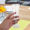 Veemoon 12Oz Disposable Plastic Goblets 12Pcs Stemware Cups for Party Wedding Toasting Cocktail Bar Use view 3
