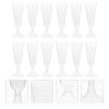 Veemoon 12Oz Disposable Plastic Goblets 12Pcs Stemware Cups for Party Wedding Toasting Cocktail Bar Use view 4