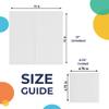 Party Solids White Bulk Napkins Disposable Everyday 1,200 Pcs 2 Ply White Dinner Napkins Bulk For Parties & Party Supplies view 4