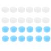 Abaodam Silicone 24Pcs Set Noise Blocking Soft Reusable and Work, Multipurpose Sound-Reduce Earbuds in White and Blue for Noise Cancellation and Hearing Protection view 1