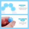 Abaodam Silicone 24Pcs Set Noise Blocking Soft Reusable and Work, Multipurpose Sound-Reduce Earbuds in White and Blue for Noise Cancellation and Hearing Protection view 3