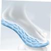 Veemoon 6 Pairs Breathable Shock Absorption Insoles, High Elasticity Non-Slip Sport Shoe Pads 4D Stone Massage Cushion, Sweat-Absorbing, Trim-to-Fit for Men and Women (Blue, Size 39-40) view 4