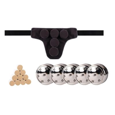 ZDOYUN Mugwort Moxa Box Copper Relax Care Moxibustion Box Burning Heating Waist Tool Smoke Portable Moxa Stick Burner Holder(Waist+Abdomen Quintuple)