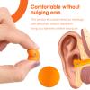 AZEN 600 Pairs Ear Plugs, NRR 32dB Soft Foam Ear Plugs for Sleeping Noise Cancelling, Earplugs for Concerts Shooting Swimming Noise Reduction,Individually Wrapped (Orange) view 3