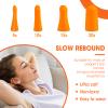 AZEN 600 Pairs Ear Plugs, NRR 32dB Soft Foam Ear Plugs for Sleeping Noise Cancelling, Earplugs for Concerts Shooting Swimming Noise Reduction,Individually Wrapped (Orange) view 4