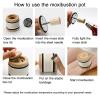 ZDOYUN Moxa Box Wood Care Health Smoke Filter Moxibustion Box Tool Portable Moxa Stick Burner Holder Kit(1pcs) view 2